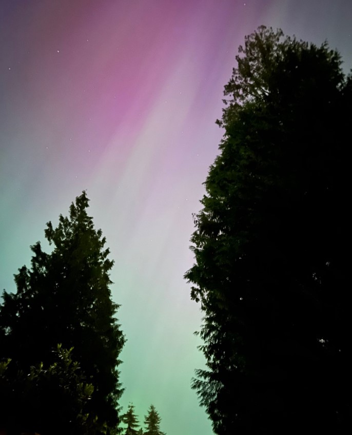 Northern Lights over Burnaby.