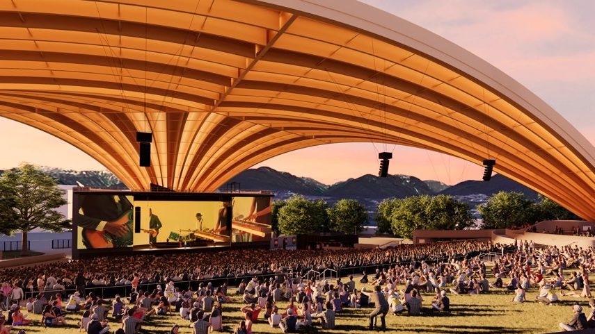 Rendering for the new, currently under construction, PNE amphitheater. (PNE / Freedom Mobile Image)