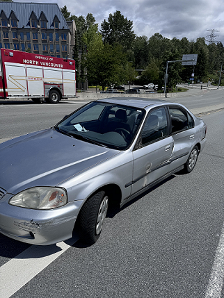 The North Vancouver RCMP is seeking witnesses after a two-vehicle crash became a hit-and-run on Wednesday, May 22.