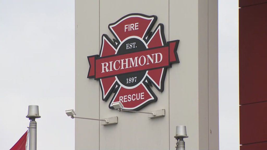 The exterior of a Richmond Fire Rescue hall is seen