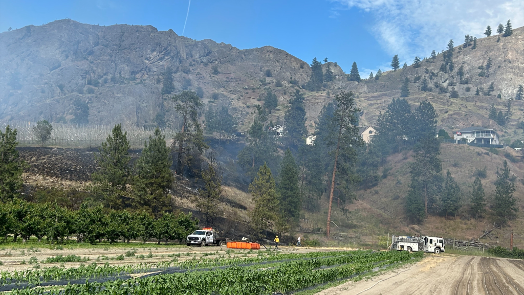 The Shuttleworth Creek wildfire