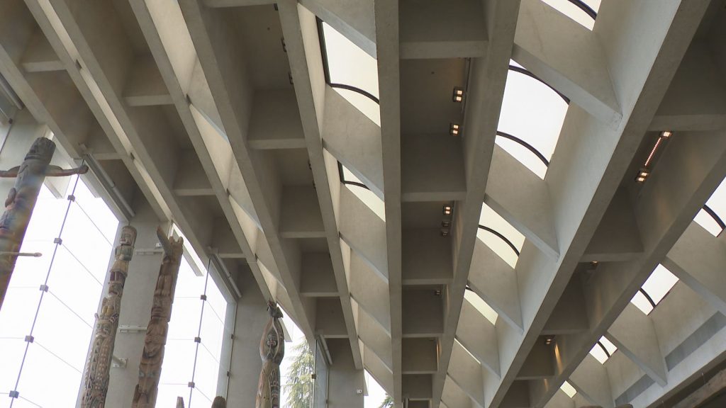 The Museum of Anthropology at UBC is seen