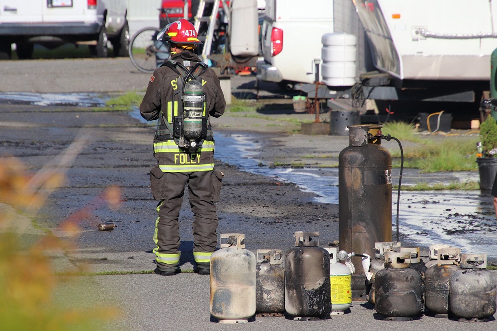 A mother in Surrey has been left to pick up the pieces after a fire broke out at her home in the Plaza Mobile Home and RV Park Thursday, June 20, 2024.