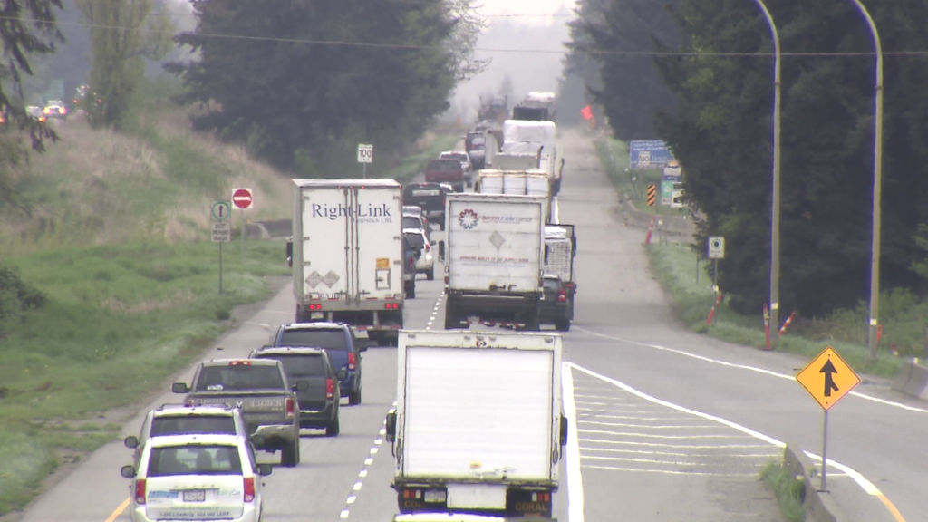 Highway 1 in the Fraser Valley.