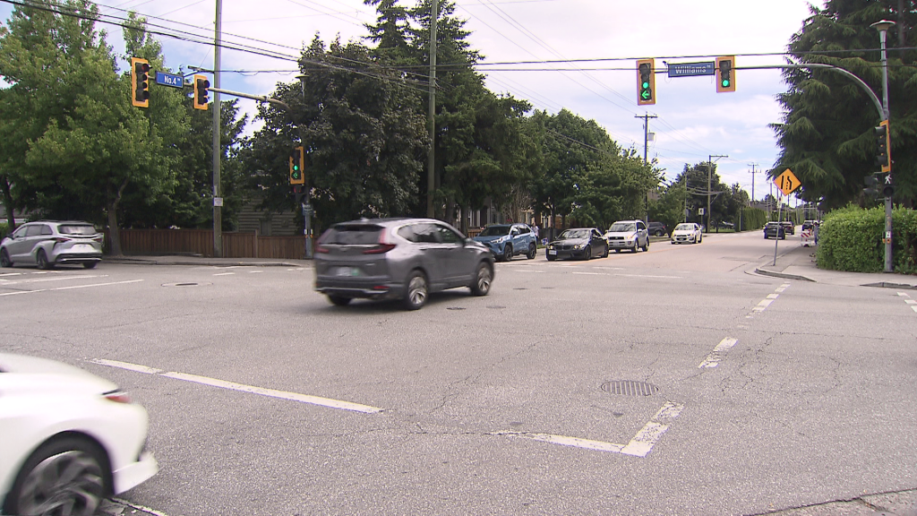 Car crash bystanders hit after SUV mounts sidewalk, Richmond RCMP investigating