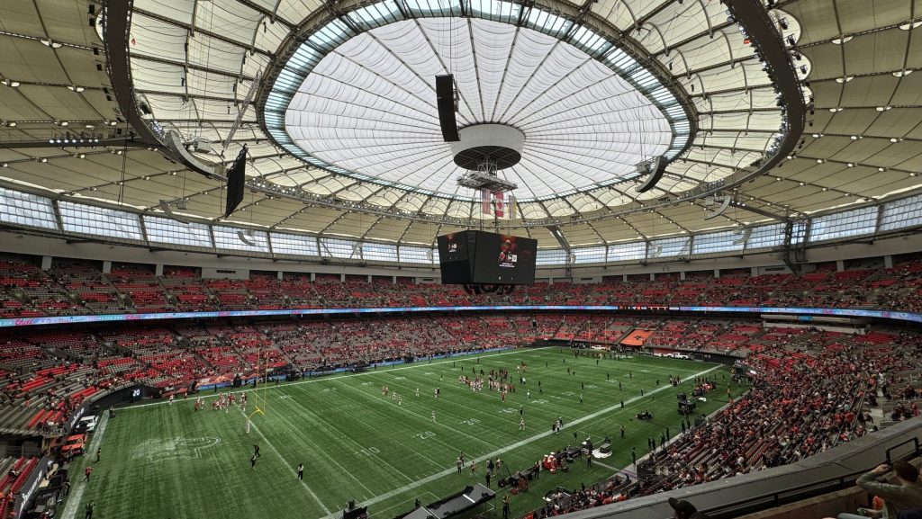 Inside BC Place Stadium and the BC Lions take on the Calgary Stampeders