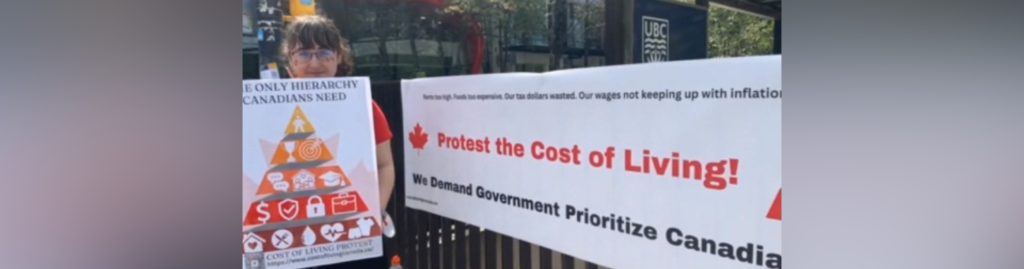 Vancouver Art Gallery site of nation-wide cost of living protest