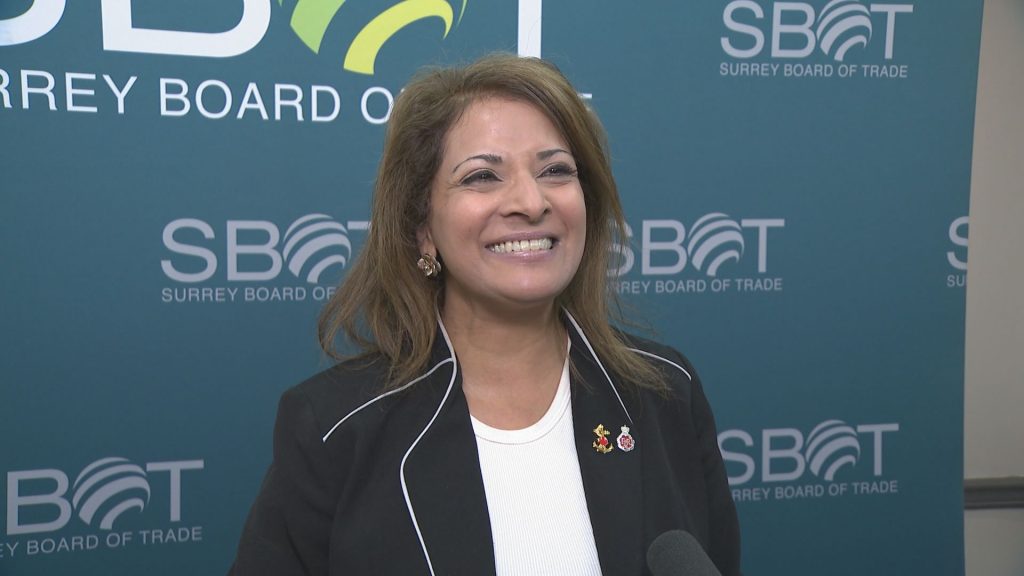 CEO and President of the Surrey Board of Trade Anita Huberman