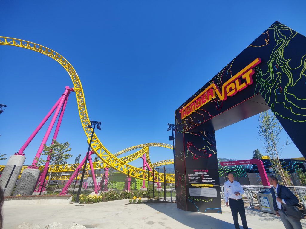 A look at the PNE's electrifying new rollercoaster