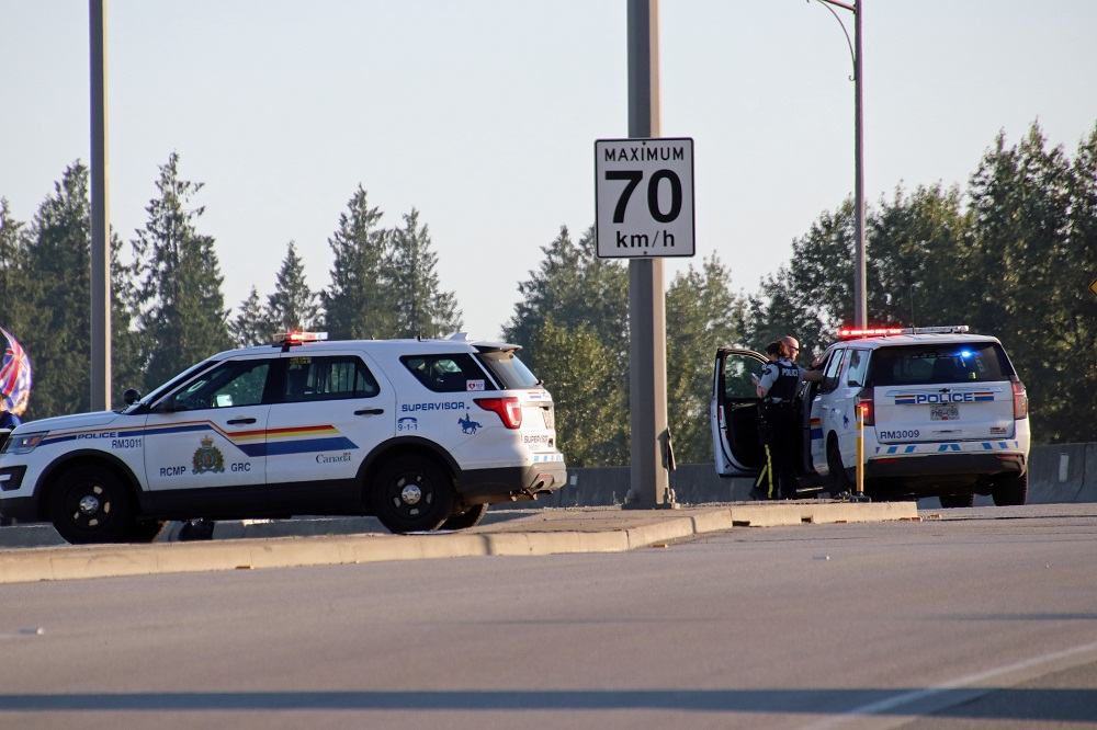 Ridge Meadows RCMP on scene of a fatal motorcycle incident