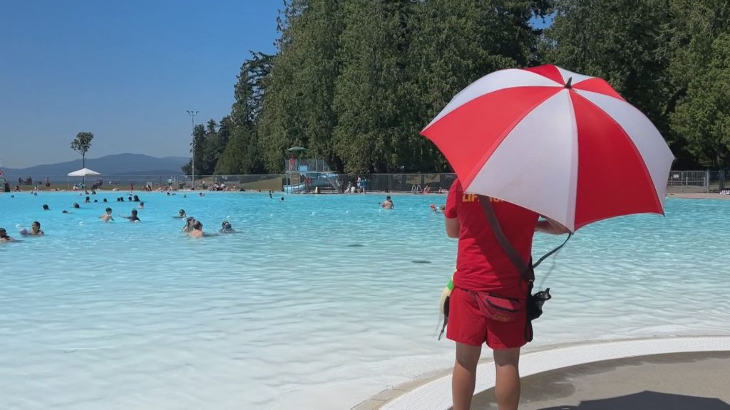 Second Beach Pool in Vancouver on July 10, 2024.