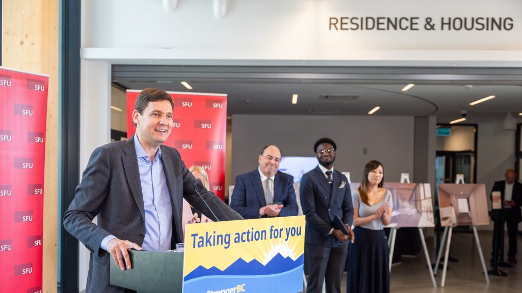 New student housing, child care coming to SFU: B.C. gov't