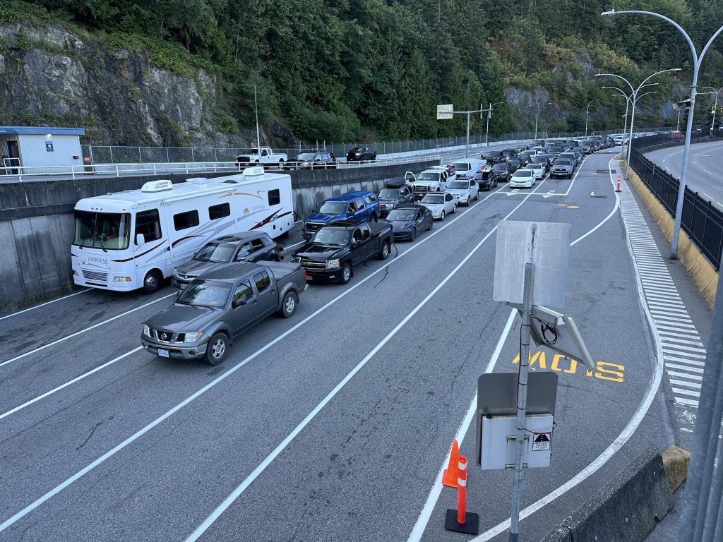 Long waits for BC Ferries route after vessel temporarily pulled from service