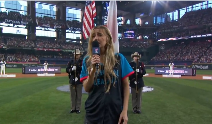 'I was drunk': Singer says she's checking into rehab after botched National Anthem at MLB event