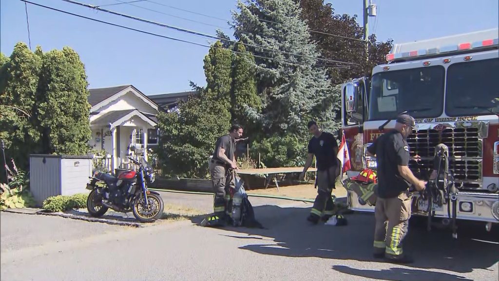 City of White Rock fire crews respond to a call on Tuesday July 16, 2024