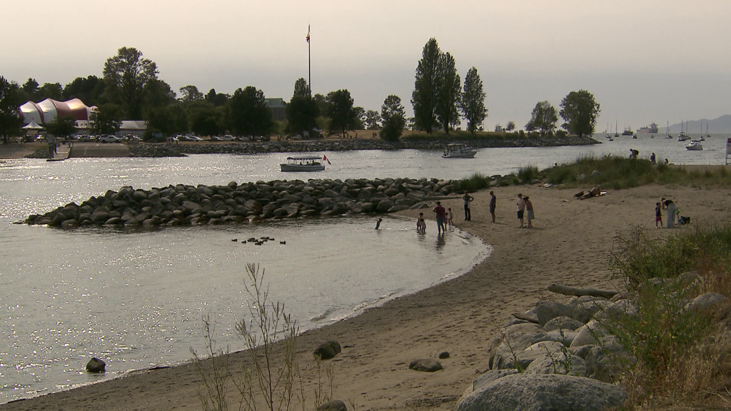 Sunset Beach in Vancouver.