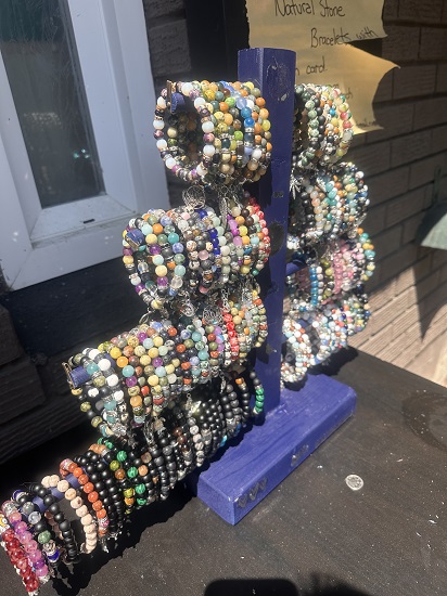 An 11-year-old's handmade bracelets were stolen from her front porch in Langford.