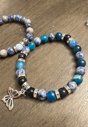 The handmade bracelets featured gemstones and charms and were priced at $15 a piece, according to the West Shore RCMP.