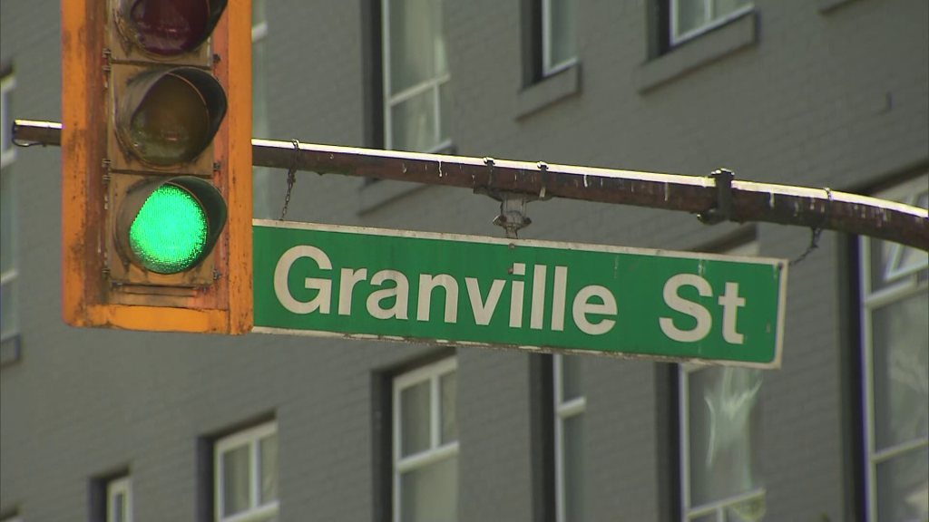 granville street sign