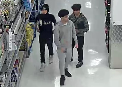 Police are looking for three youth suspects that opened a fire extinguisher inside a Coquitlam Walmart.