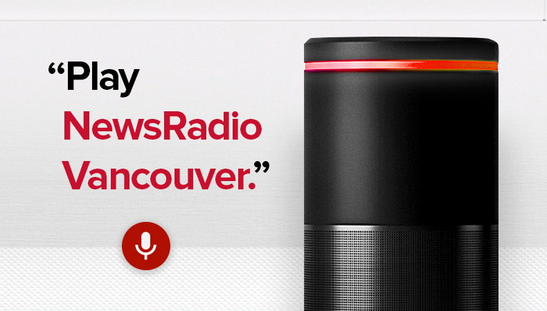 Listen to 1130 NewsRadio Vancouver on your smart speaker