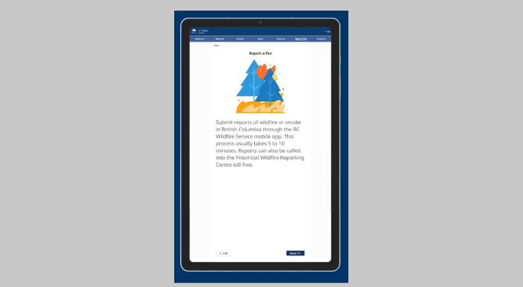 BC Wildfire app helps people report fires, making it easier for crews.