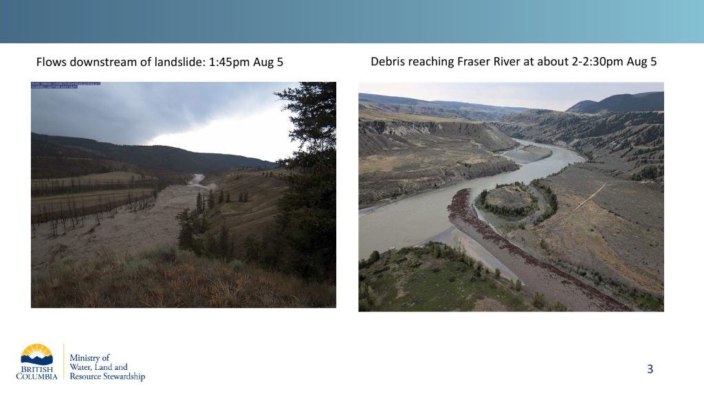 A comparison of river diversion before and after breaking through the landslide dam