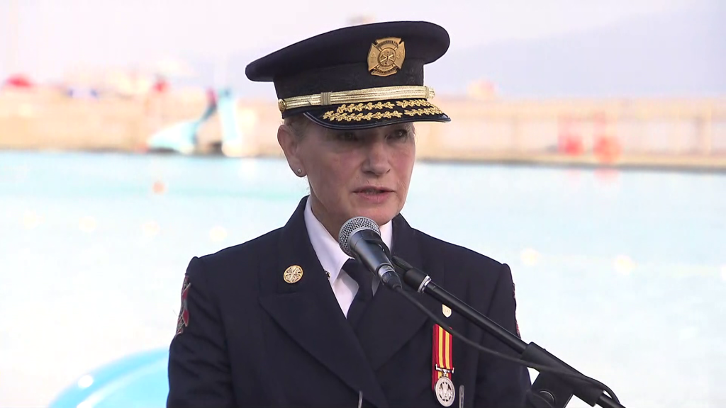 Vancouver Fire Chief Karen Fry speaks 