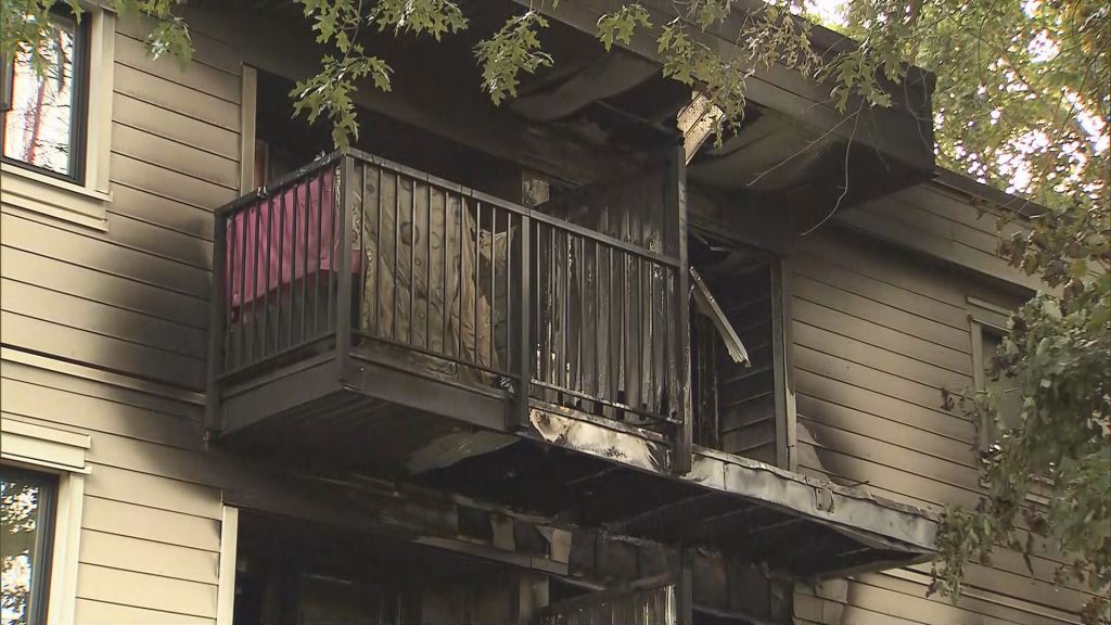 Almost 40 people have been displaced after an early morning fire in Vancouver's Kitsilano neighbourhood. (CityNews Image)