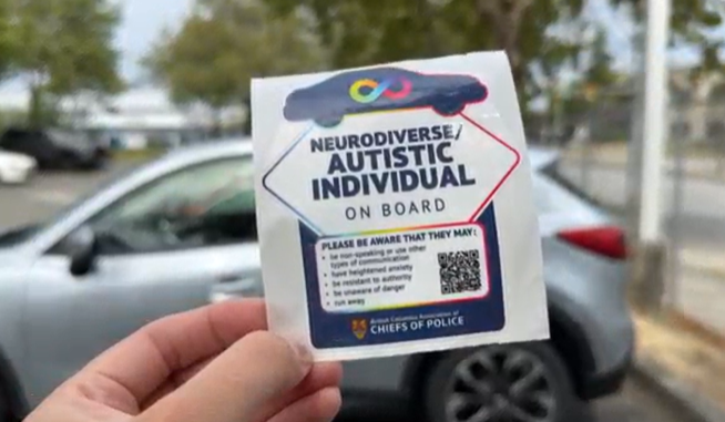 People who are neurodiverse in Richmond can now get a sticker through the Autism Decal Project, which aims to foster safer interactions between law enforcement and neurodiverse people.