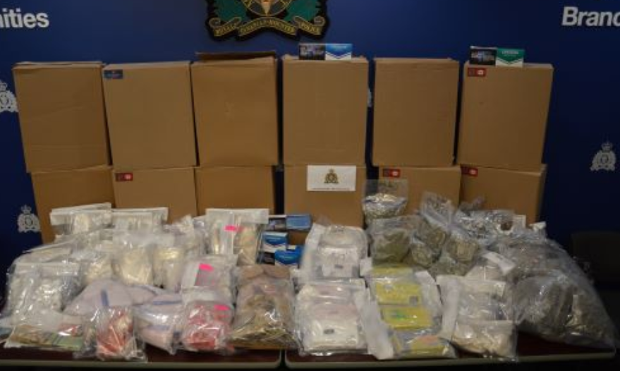 Mounties in Prince George announced Aug. 23 that they had seized nearly 40 kilograms of illicit drugs, including cocaine, methamphetamine, suspected fentanyl, and cannabis. Police say this was the biggest drug seizure in the city's history.