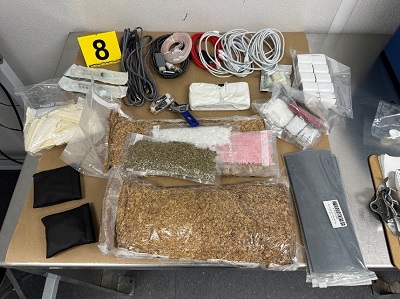 Illicit substances seized by police