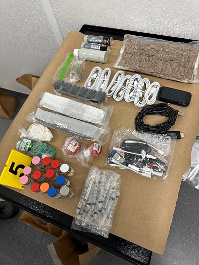 Drug paraphernalia seized by police