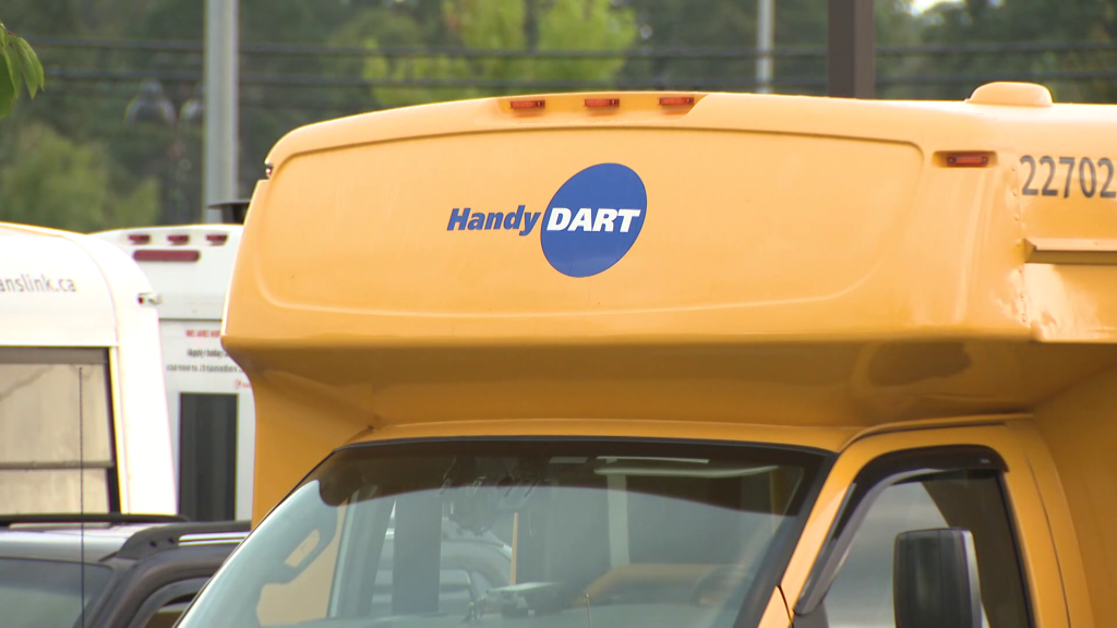 A HandyDART vehicle.