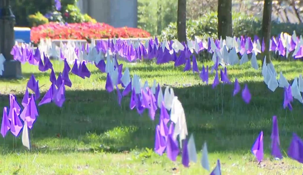 Memorial held in Surrey to commemorate lives lost to toxic drug crisis