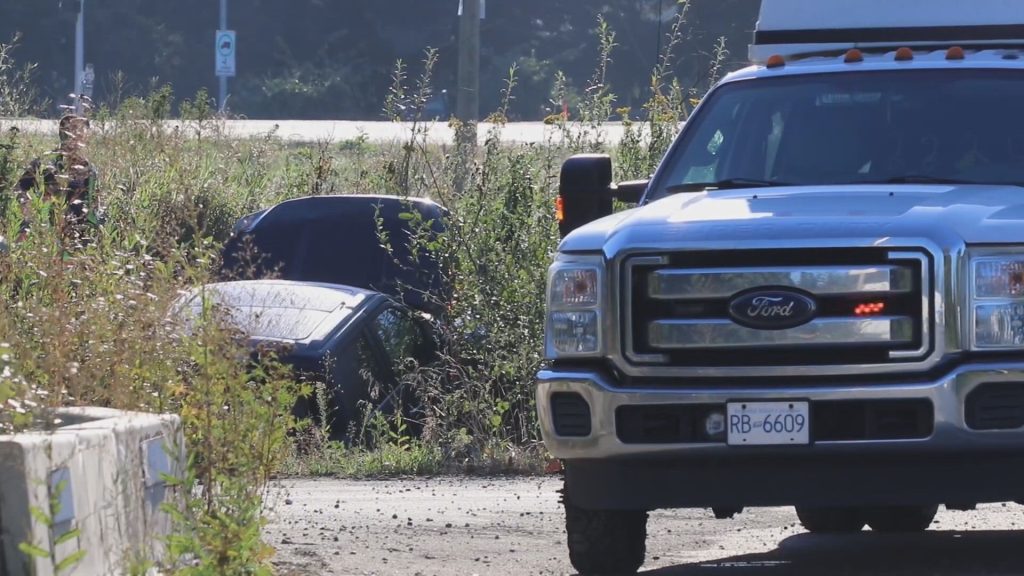 Just before 7 a.m. Friday, police received reports of a crash at the Mt. Lehman Road and Marshall Road Extension intersection.