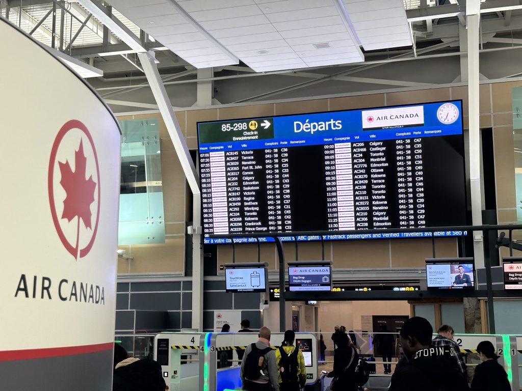 YVR business as usual, so far, as Air Canada pilot talks near deadline