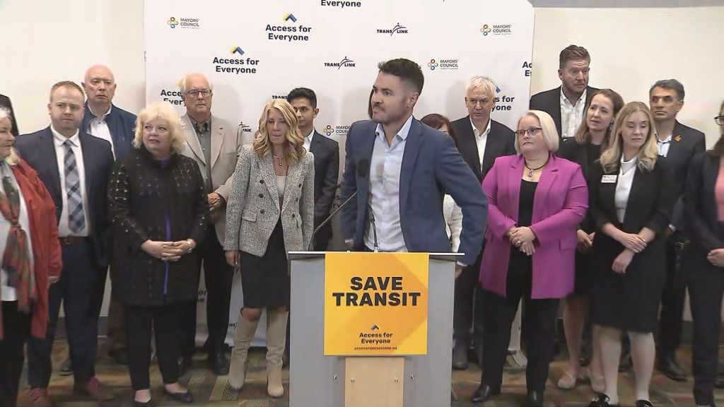 'Not a bluff': Metro Vancouver mayors call for B.C. leaders to prioritize transit