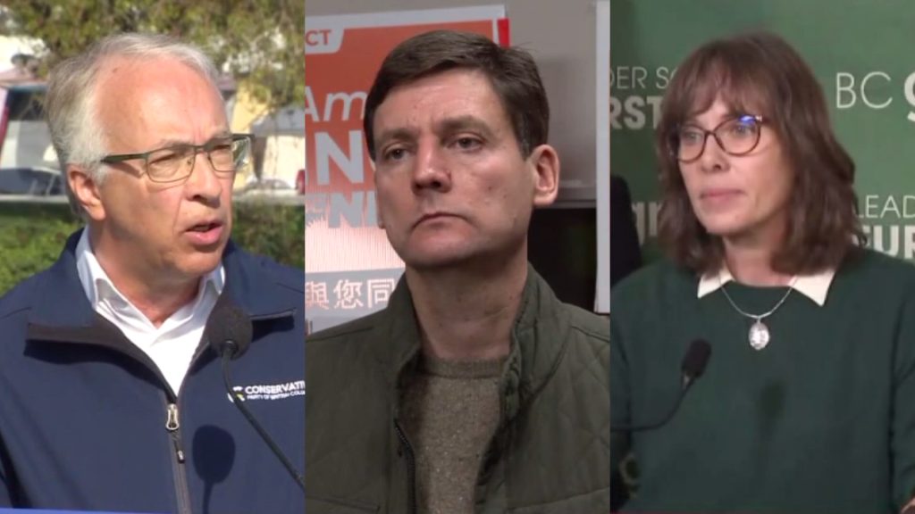 British Columbia's party leaders jousted over affordability, health care, conspiracy theories, and the opioid crisis in their first and only radio debate of the province's election campaign.