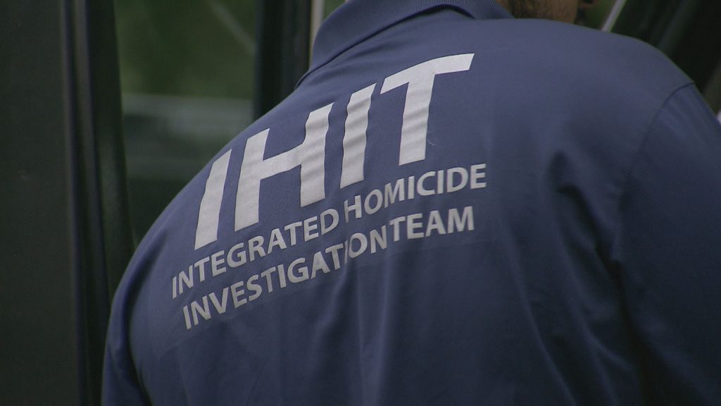 A person wearing an IHIT jacket