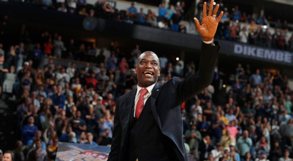 Dikembe Mutombo waves