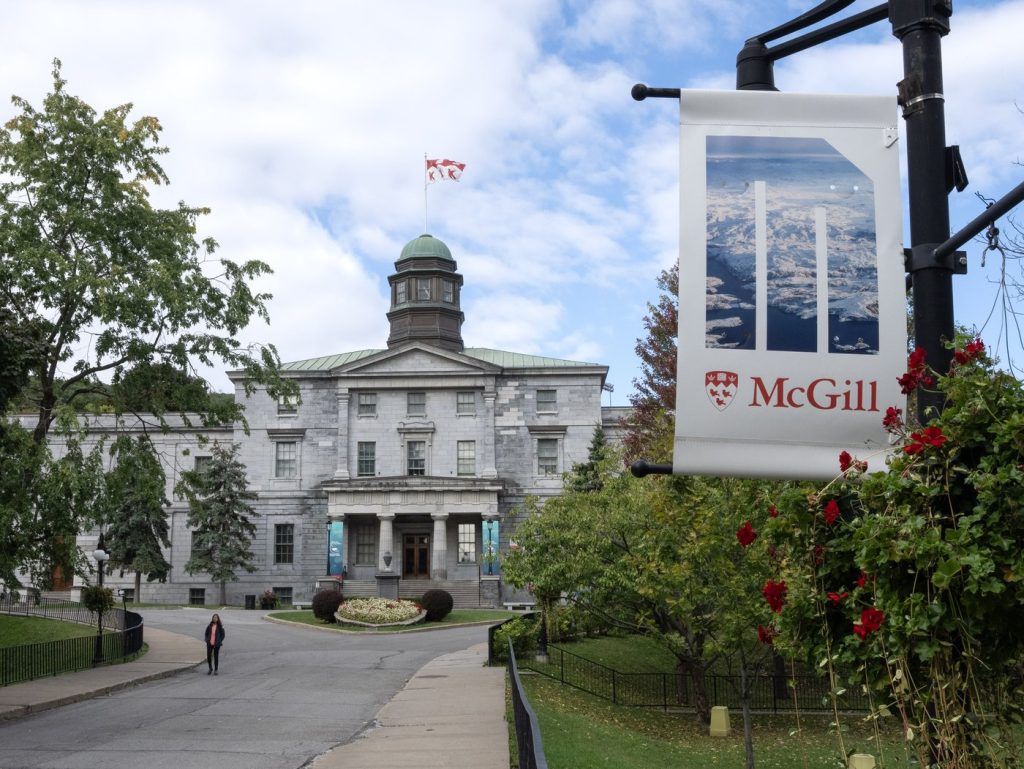 McGill University is threatening to cancel law school classes for the rest of the semester if it can't reach an agreement Monday with a faculty union that has been on strike since August. McGill University is seen Friday, Oct.13, 2023, in Montreal. THE CANADIAN PRESS/Ryan Remiorz