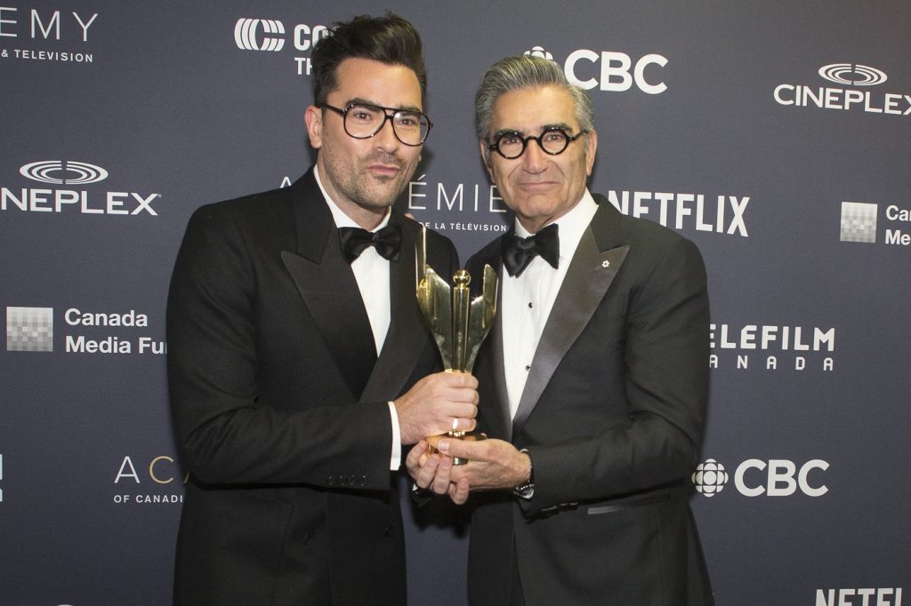 Canada's Eugene and Dan Levy set to become first father-son duo to host Emmys