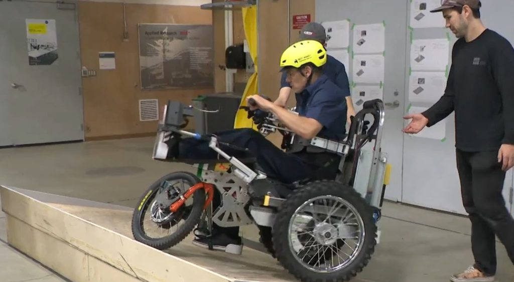 BCIT researcher develops electric wheelchair that can climb stairs, navigate obstacles