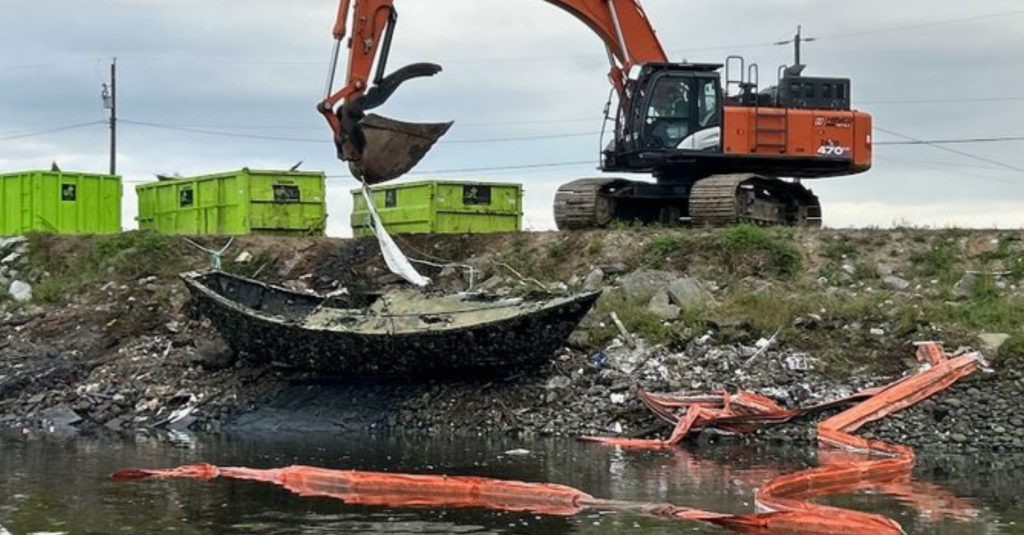 The City of Surrey says it has completed a cleanup project in the Nicomekl River, netting 11 industrial garbage bins full of debris and trash.