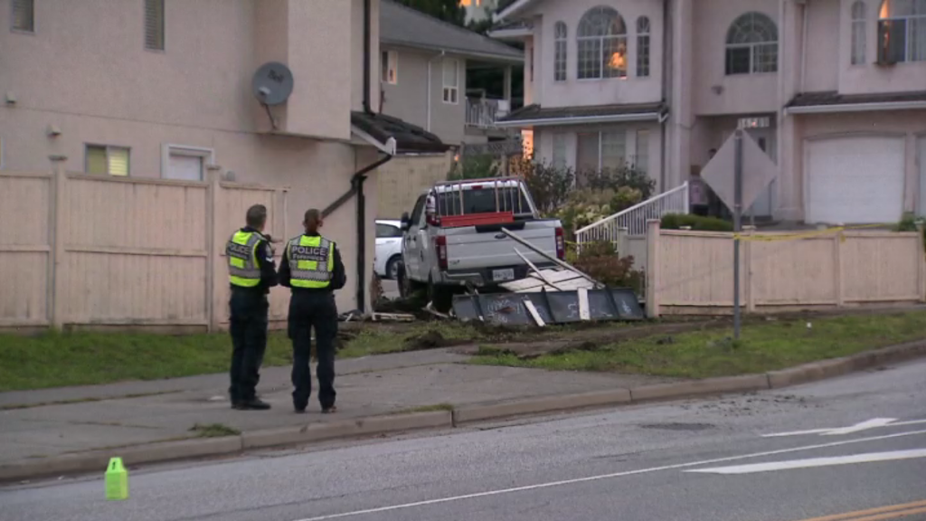 The RCMP is on the scene of what it describes as "a serious vehicle incident" in Surrey Saturday evening.