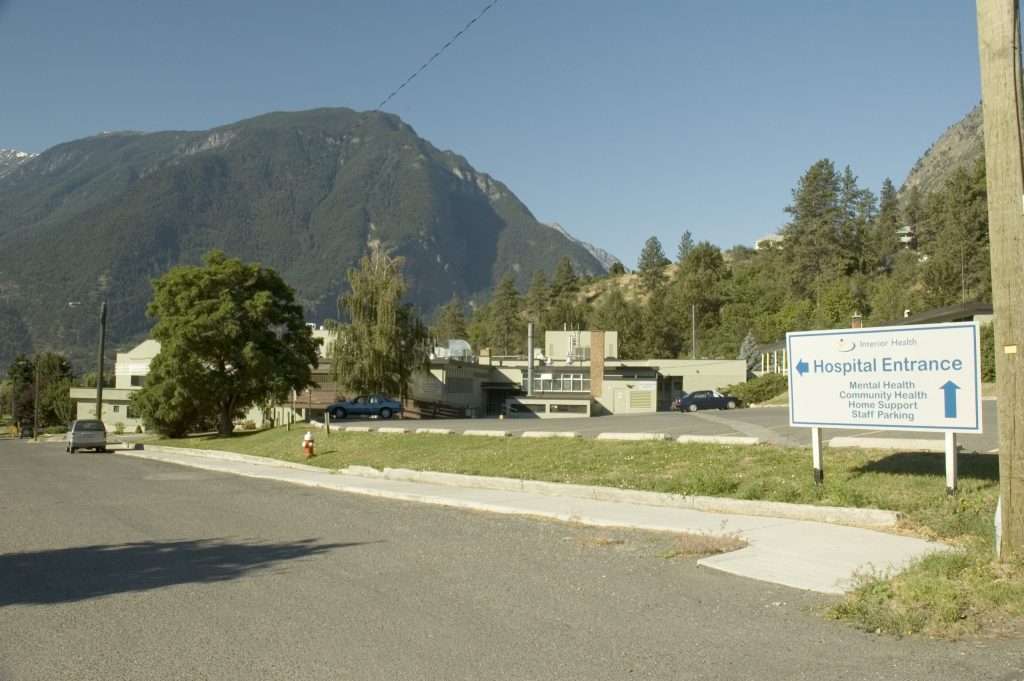 Exterior view of the Lillooet Hospital and Health Centre