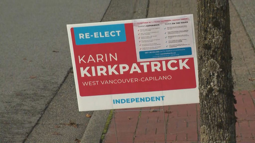 Karen Kirkpatrick, the one-term MLA who had been a shadow critic for the BC United, ran in the Oct. 19, 2024, election as an Independent.