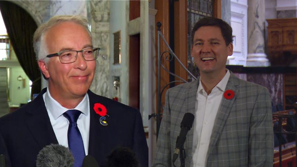 B.C. Premier David Eby, Opposition Leader John Rustad make first public appearances since election results