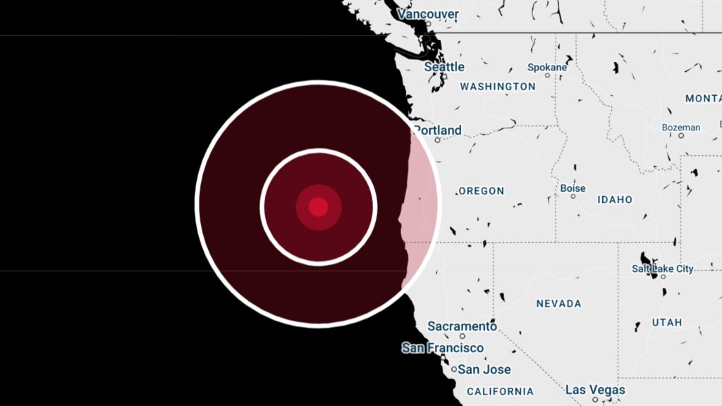 Dozens report feeling 6.0 magnitude earthquake that struck off southern Oregon coast